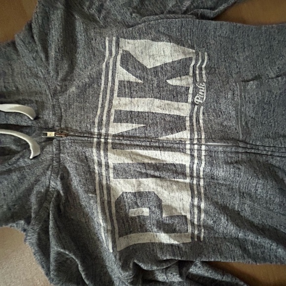 Ladies, Victoria Secret “Pink Hoodie” Zip up with pockets & adjustable straps. - Picture 5 of 6